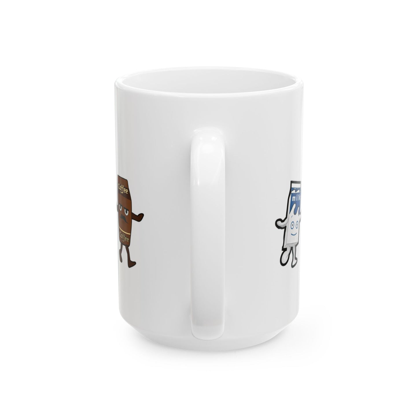 Coffee and Milk Ceramic Mug