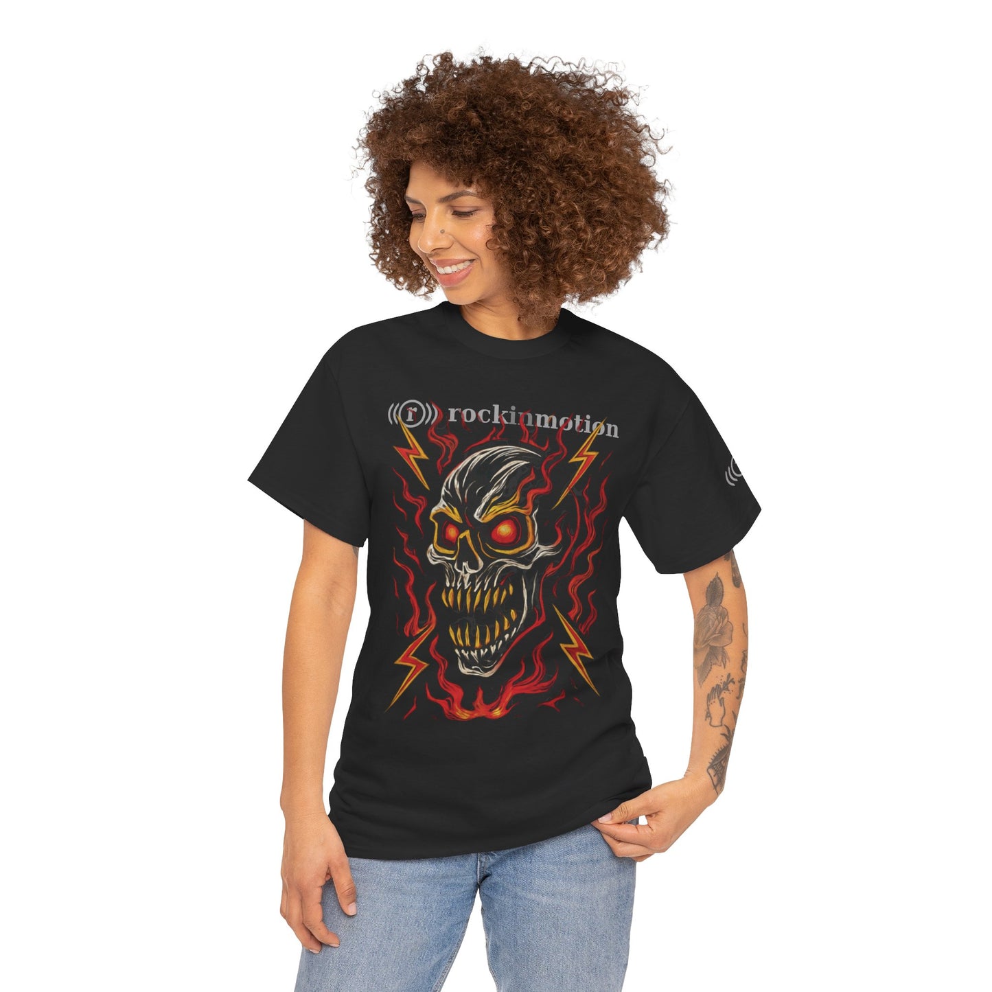 Rock in Motion Tee Shirt - Primal Heavy Metal Style