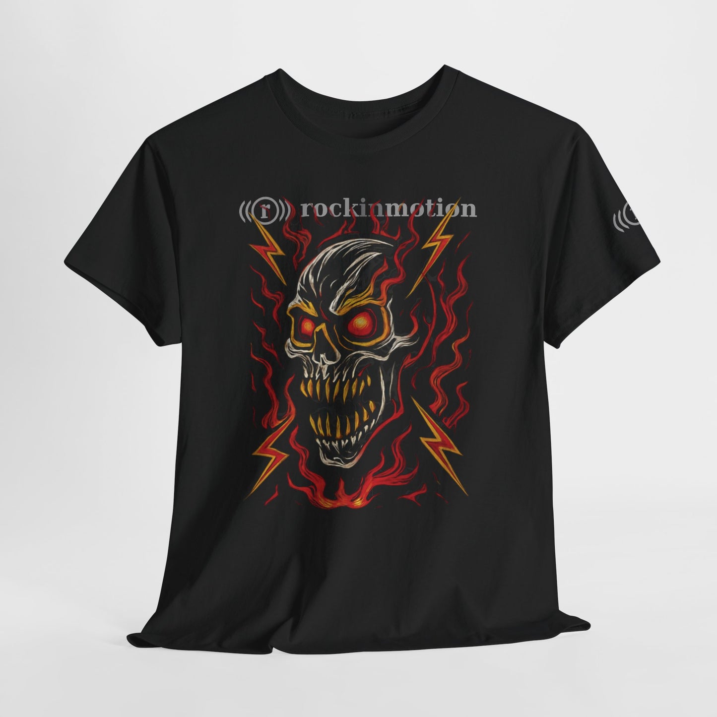 Rock in Motion Tee Shirt - Primal Heavy Metal Style