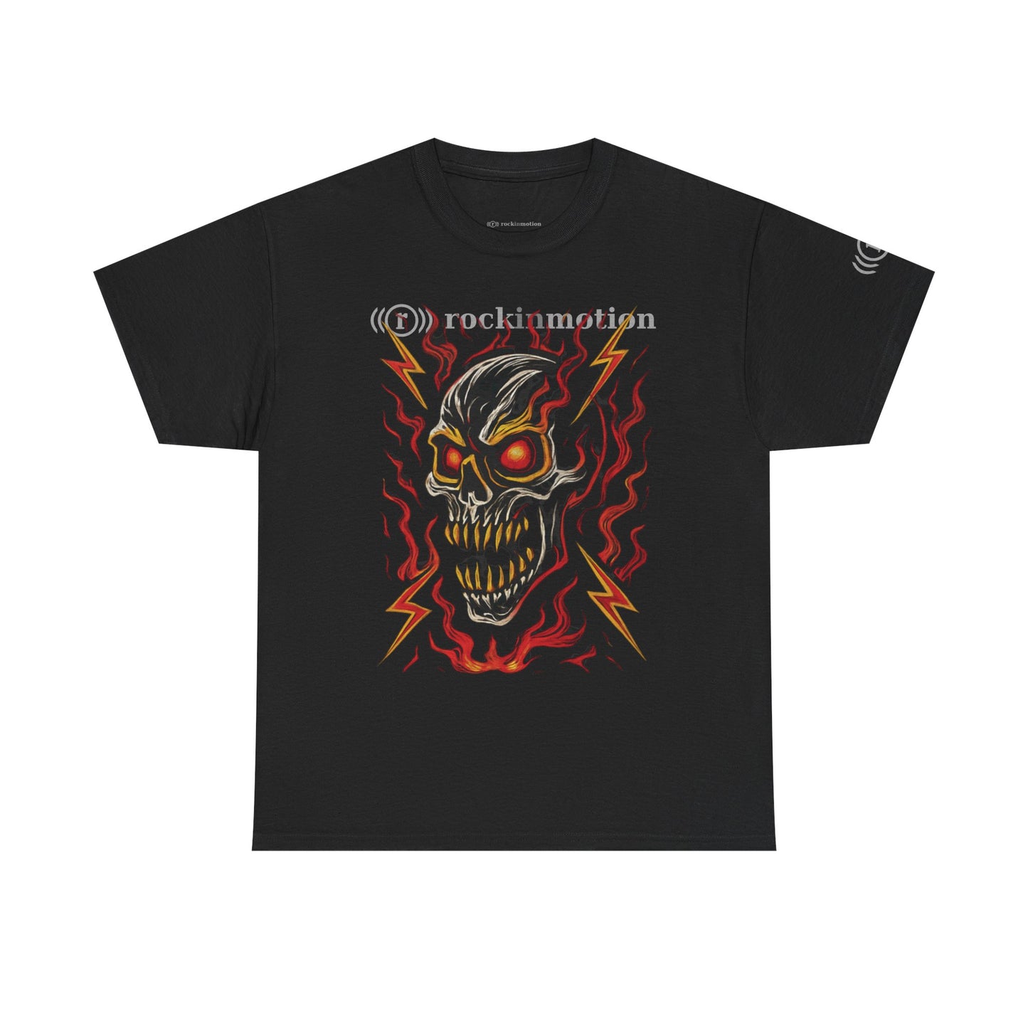 Rock in Motion Tee Shirt - Primal Heavy Metal Style