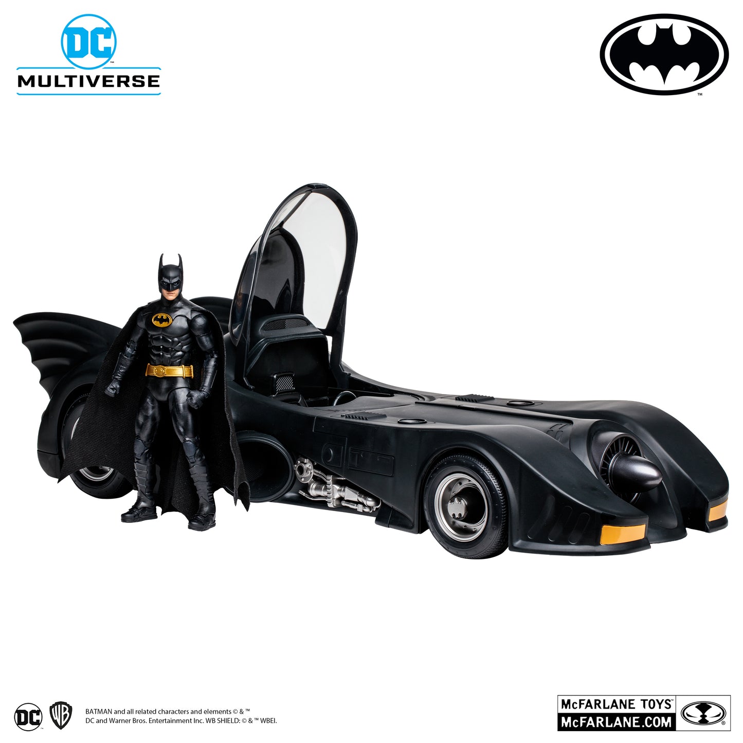 McFarlane Toys Batman & Batmobile 2-Pack