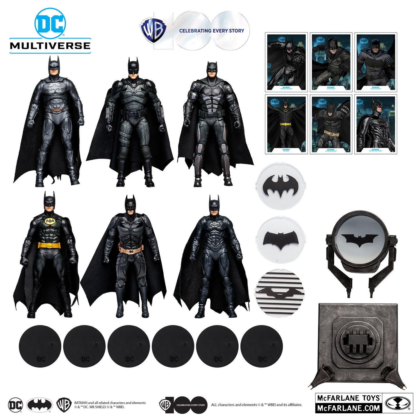 McFarlane Toys Batman 6pack WB100