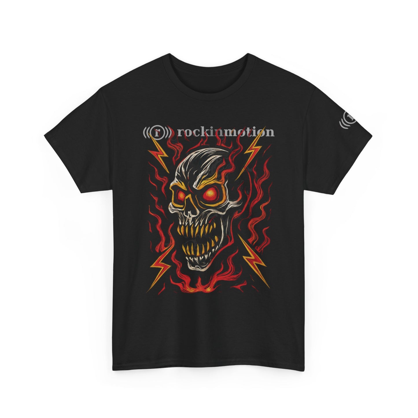 Rock in Motion Tee Shirt - Primal Heavy Metal Style