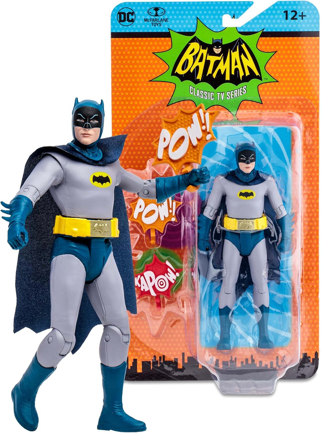 McFarlane Toys - Batmobile with Batman 66 and Robin