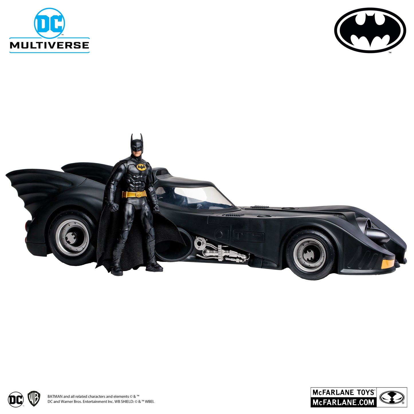 McFarlane Toys Batman & Batmobile 2-Pack